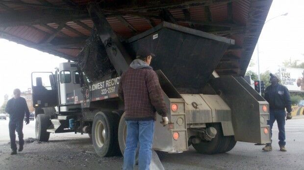 Truck stuck